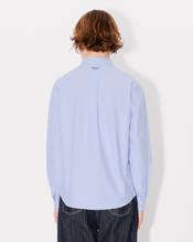 'Boke Flower' embroidered shirt in oxford cotton 