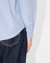 'Boke Flower' embroidered shirt in oxford cotton 