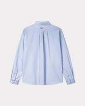 'Boke Flower' embroidered shirt in oxford cotton 