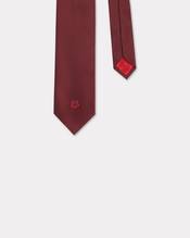 'Boke Flower' embroidered silk tie