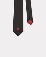 'Boke Flower' embroidered silk tie