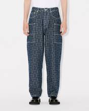 'KENZO Weave' cargo monkey jeans in japanese denim