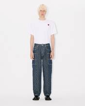 'KENZO Weave' cargo monkey jeans in japanese denim