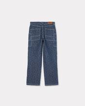 'KENZO Weave' cargo monkey jeans in japanese denim