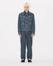 'KENZO Weave' trucker jacket in japanese denim