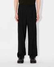Pleated tailored pants in virgin wool