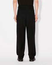 Pleated tailored pants in virgin wool