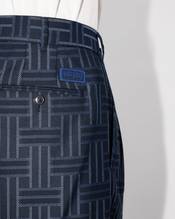 'KENZO Weave' pleated tailored pants in wool