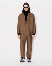 Tapered workwear straight pants