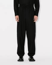 Cargo jog pants in virgin wool