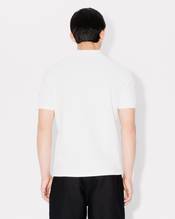 'Boke Flower' embroidered slim polo in cotton