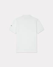 'Boke Flower' embroidered slim polo in cotton