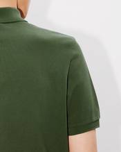 'Boke Flower' embroidered slim polo in cotton