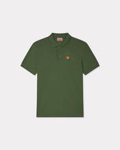 'Boke Flower' embroidered slim polo in cotton