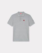 'Boke Flower' embroidered slim polo in cotton