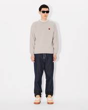 'Boke Flower' embroidered wool jumper