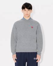 'Boke Flower' embroidered wool jumper