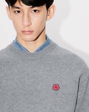'Boke Flower' embroidered wool jumper