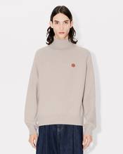 'Boke Flower' embroidered turtleneck jumper in wool