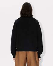 'Boke Flower' embroidered turtleneck jumper in wool