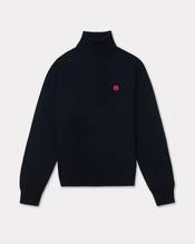 'Boke Flower' embroidered turtleneck jumper in wool
