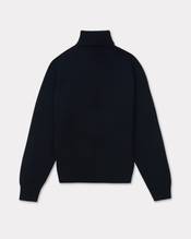 'Boke Flower' embroidered turtleneck jumper in wool