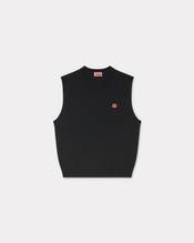 'Boke Flower' embroidered sleeveless jumper in wool 