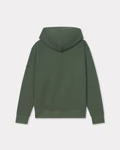 'Boke Flower' embroidered zipped hoodie in cotton