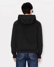 'Boke Flower' embroidered zipped hoodie in cotton