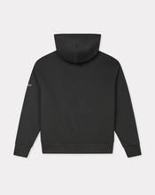 'Boke Flower' embroidered zipped hoodie in cotton
