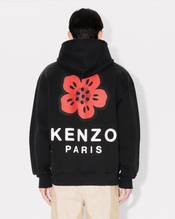 'Boke Flower' oversized embroidered hoodie