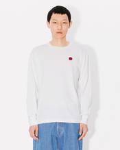 'Boke Flower' embroidered long sleeve T-shirt in cotton