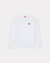'Boke Flower' embroidered long sleeve T-shirt in cotton