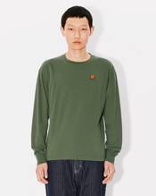 'Boke Flower' embroidered long sleeve T-shirt in cotton