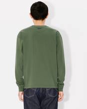 'Boke Flower' embroidered long sleeve T-shirt in cotton