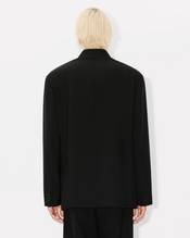 Tailored kimono jacket in virgin wool
