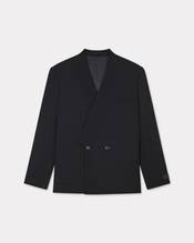 Tailored kimono jacket in virgin wool