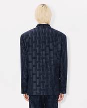 'KENZO Weave' tailored kimono jacket in wool and cotton