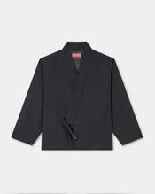 Kimono jacket in virgin wool