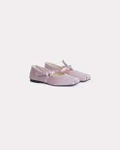 KENZO OKI' flat ballets in mixed silk