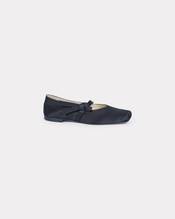 KENZO OKI' flat ballets in mixed silk
