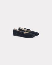 KENZO OKI' flat ballets in mixed silk