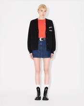 'KENZO VERDY MARKET' embroidered knitted cardigan in wool and cotton