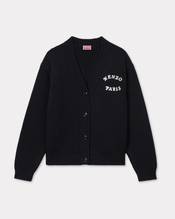 'KENZO VERDY MARKET' embroidered knitted cardigan in wool and cotton