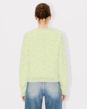 Hana Dots' embroidered cardigan in mixed cotton wool
