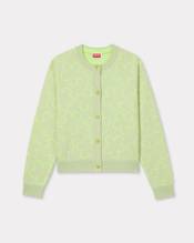 Hana Dots' embroidered cardigan in mixed cotton wool