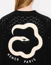 'Lunar New Year' embroidered wool cardigan