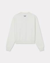 'KENZO Pop' embroidered crewneck cardigan in merino wool