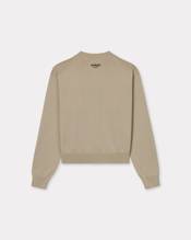 'KENZO Pop' embroidered crewneck cardigan in merino wool