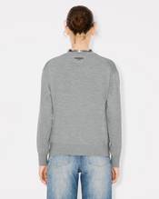 'KENZO Pop' embroidered cardigan in merino wool